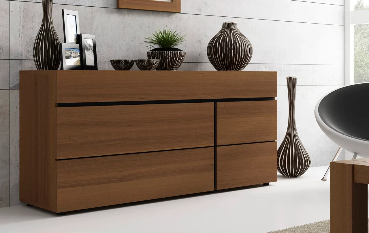 Chest of drawers nicola oak veneer — Rosanero