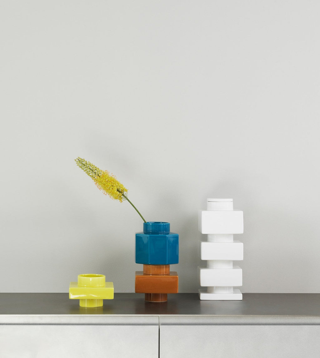 DEKO OBJECT lemon yellow vase — Normann Copenhagen