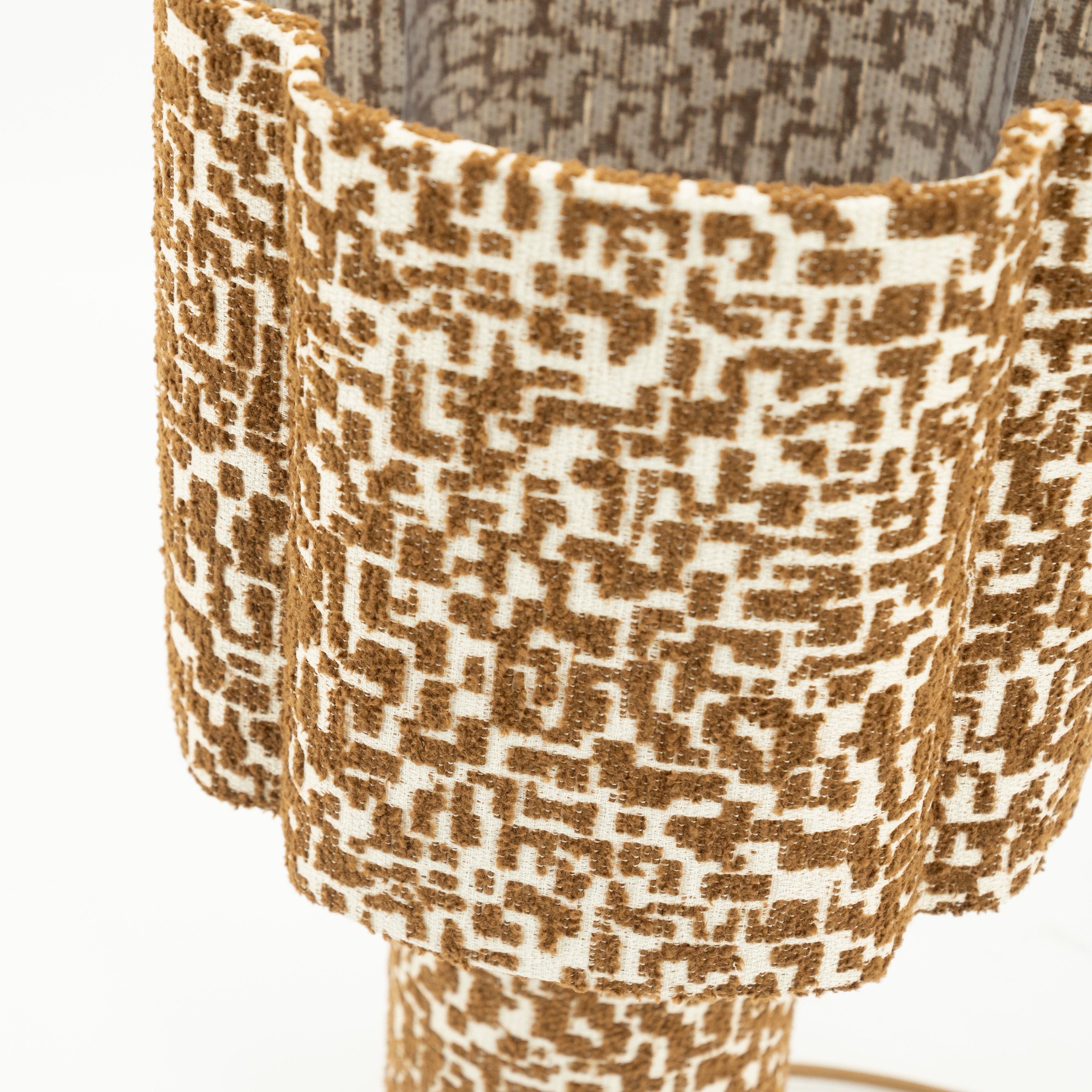 LAMPI Table Lamp in Brown Pattern — By Boo