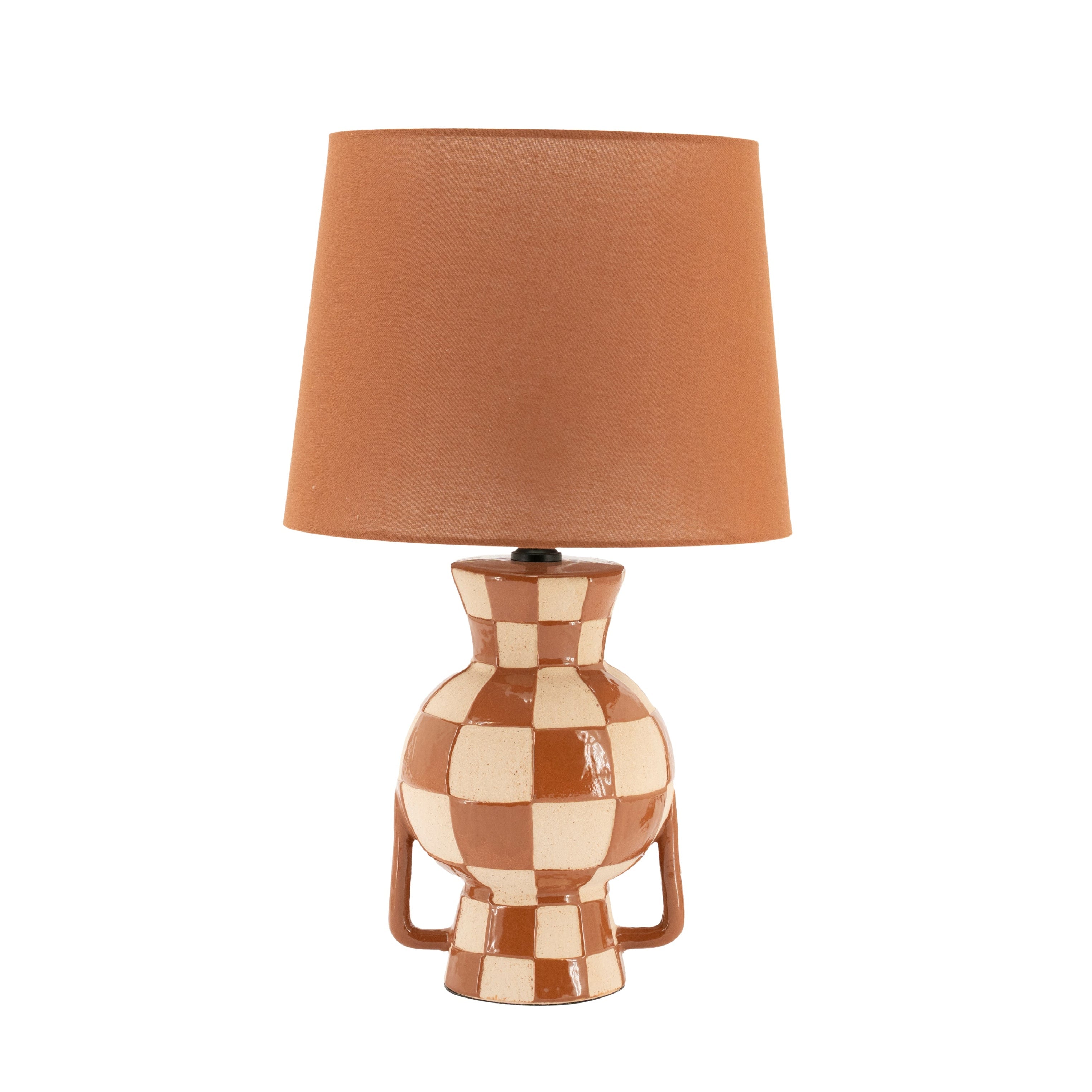 BLOCSY DUO Table Lamp in Caramel and Beige — By Boo