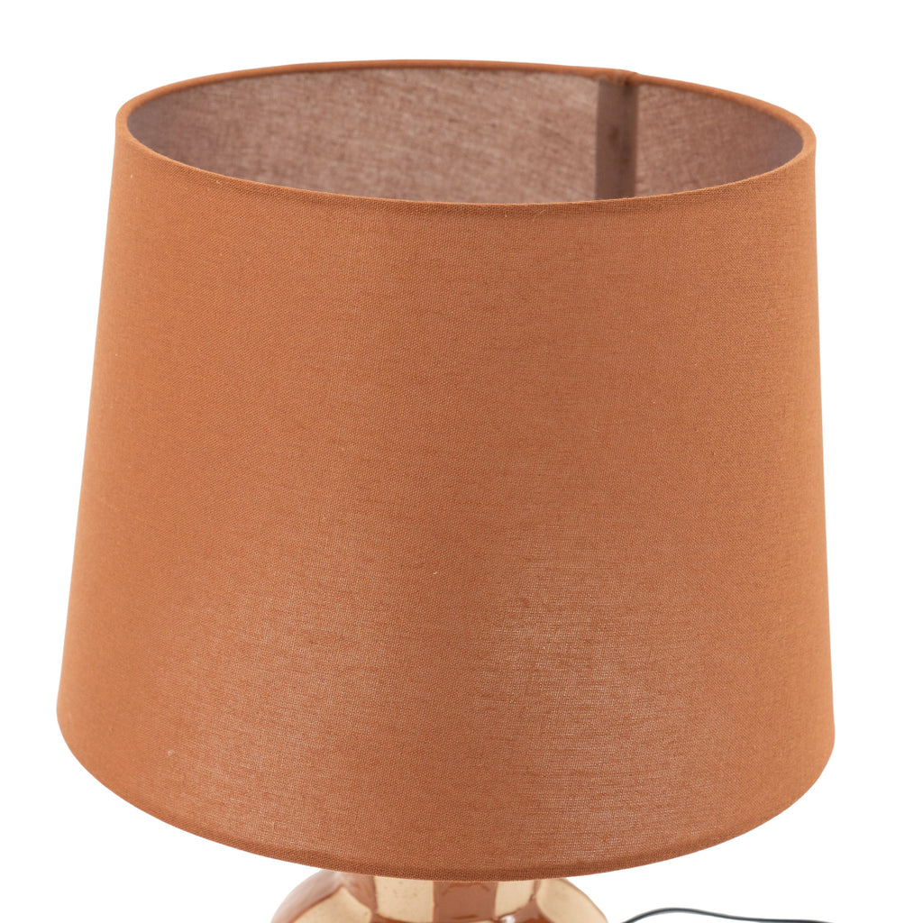BLOCSY DUO Table Lamp in Caramel and Beige — By Boo