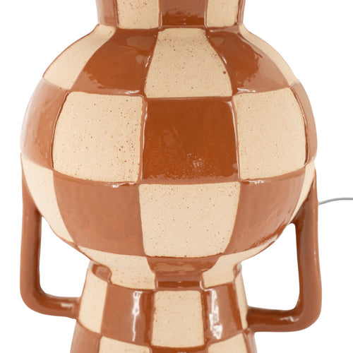 BLOCSY DUO Table Lamp in Caramel and Beige — By Boo