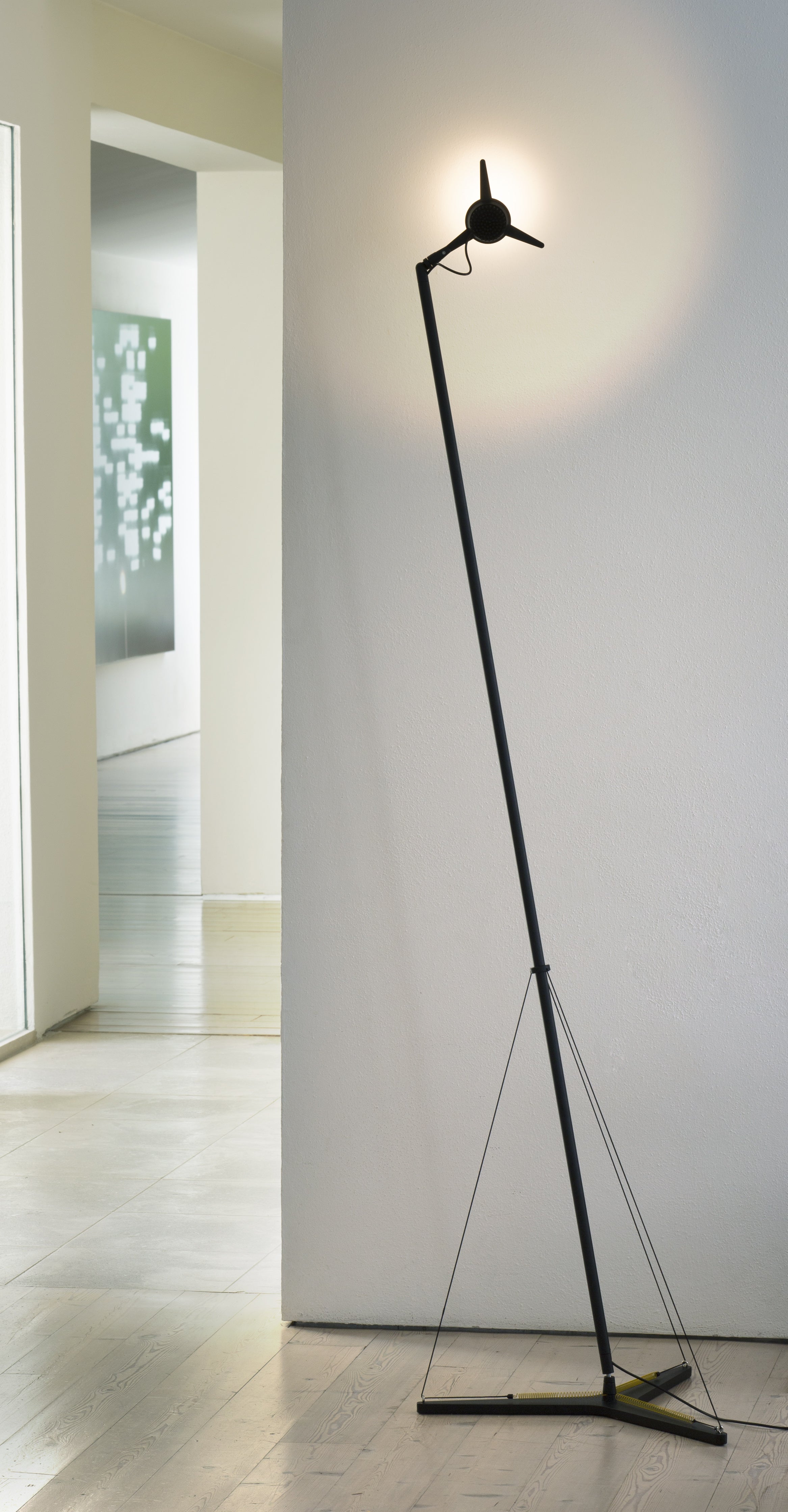 Floor Lamp Y3 Black — Martinelli Luce