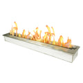 The Bio Flame 48" Silver Burner (Stainless Steel)