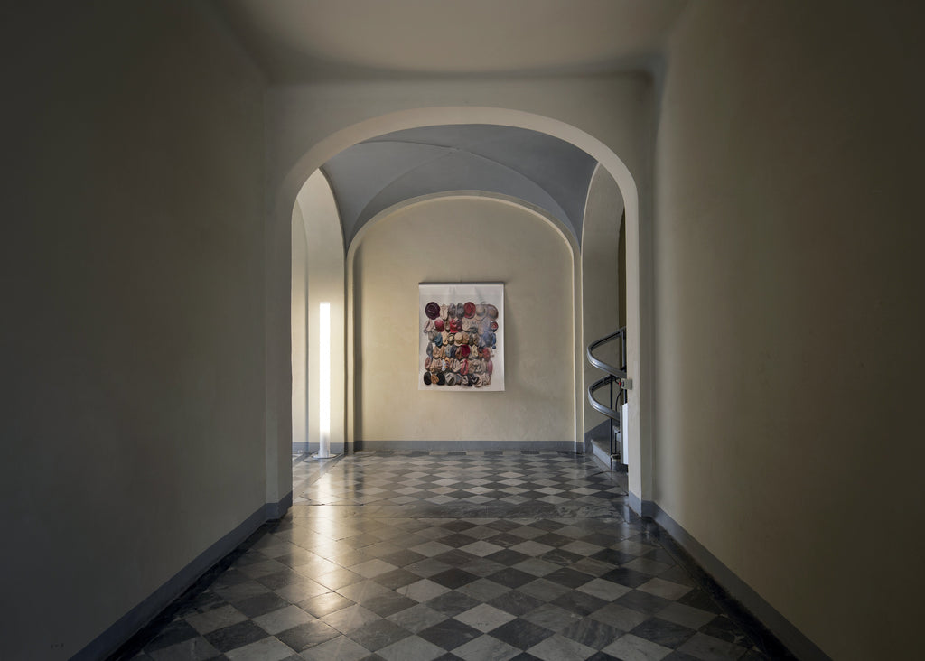PISTILLO White Floor Lamp — Martinelli Luce