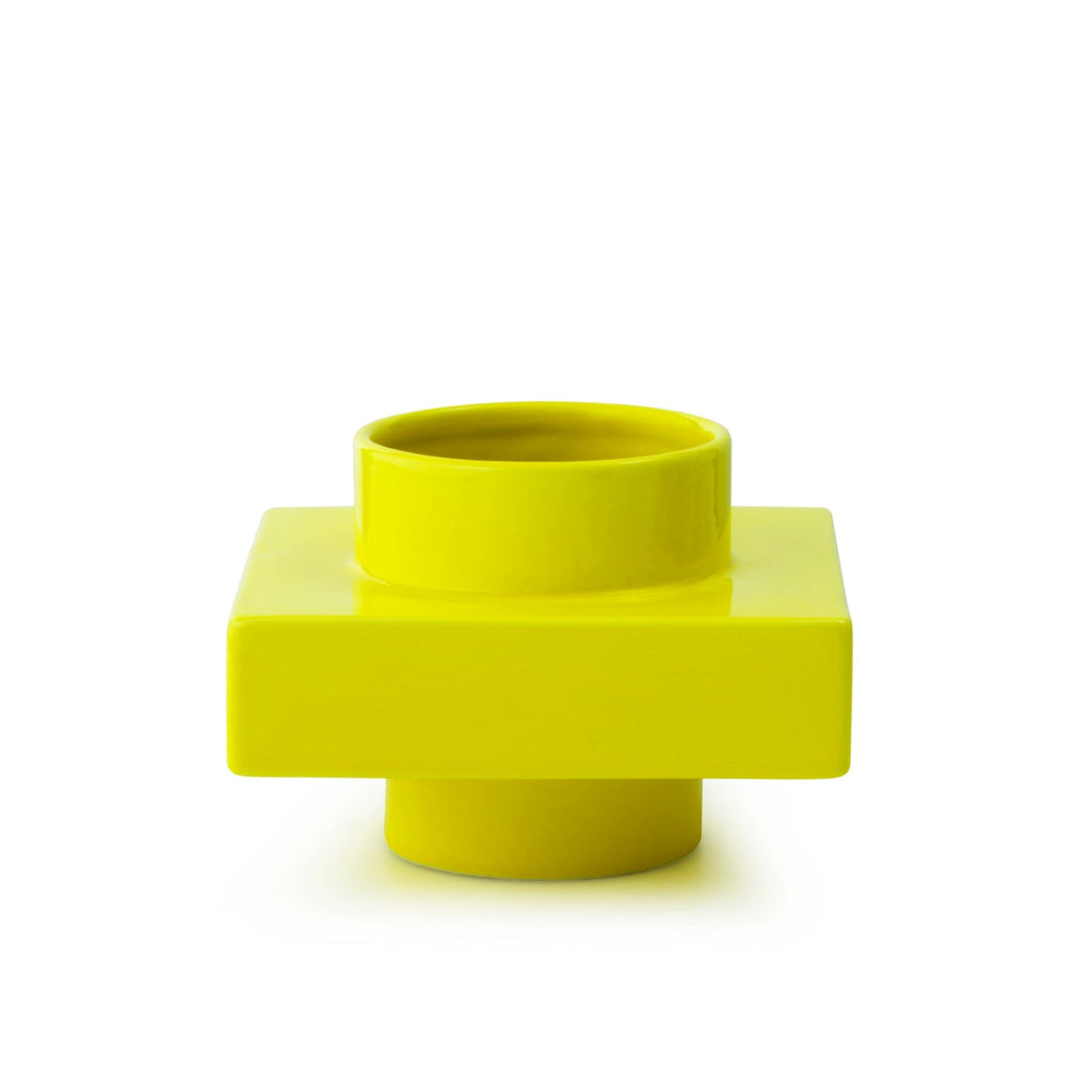 DEKO OBJECT lemon yellow vase — Normann Copenhagen