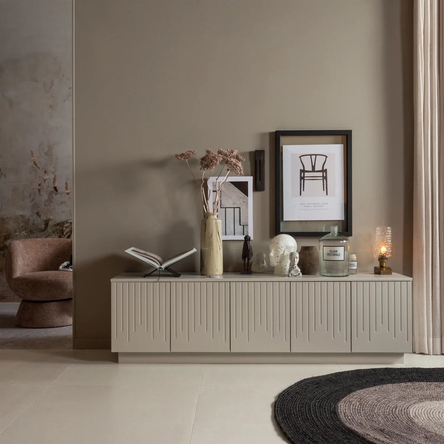 PENCIL TV Stand Gray — Woood