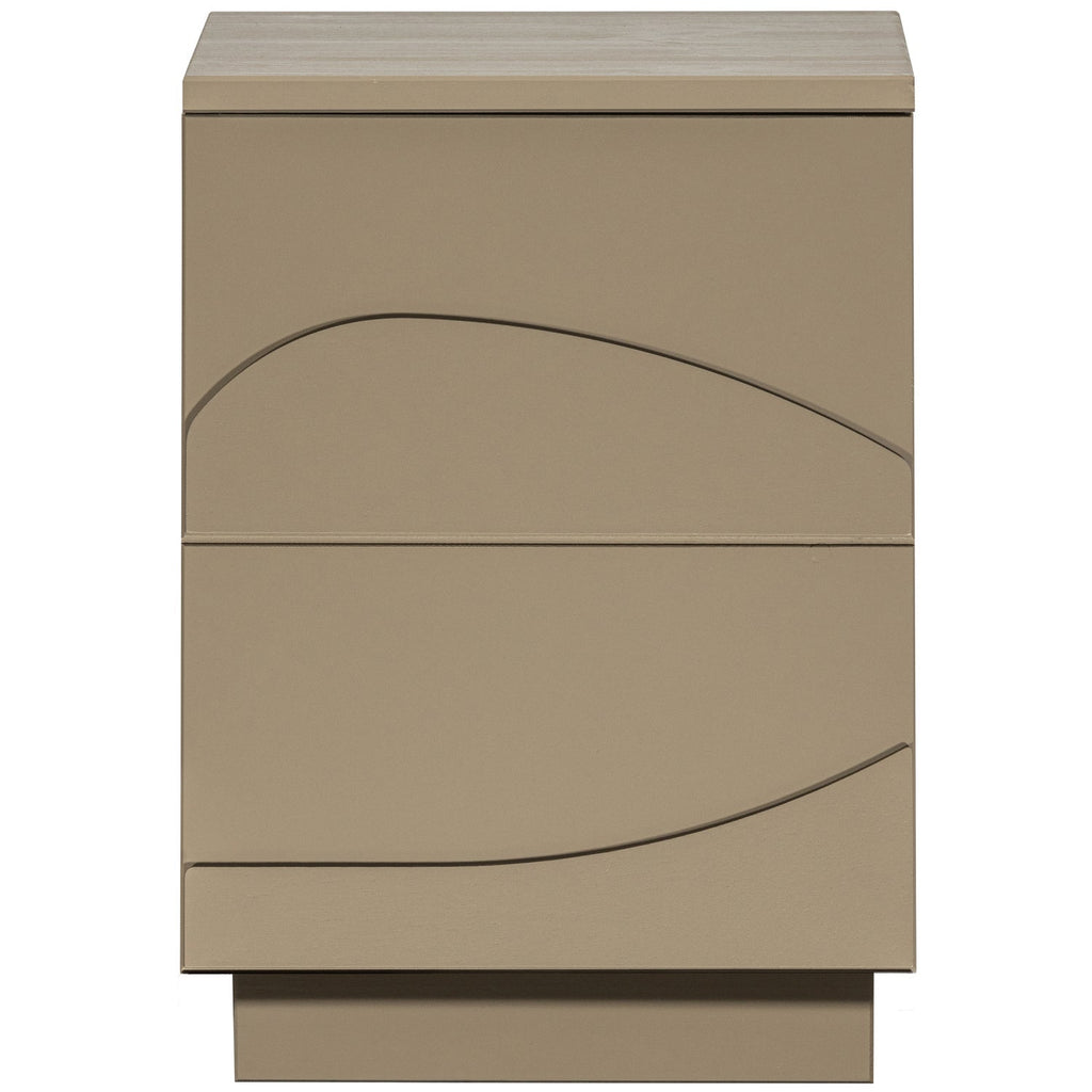 Teo gray bedside table — Woood