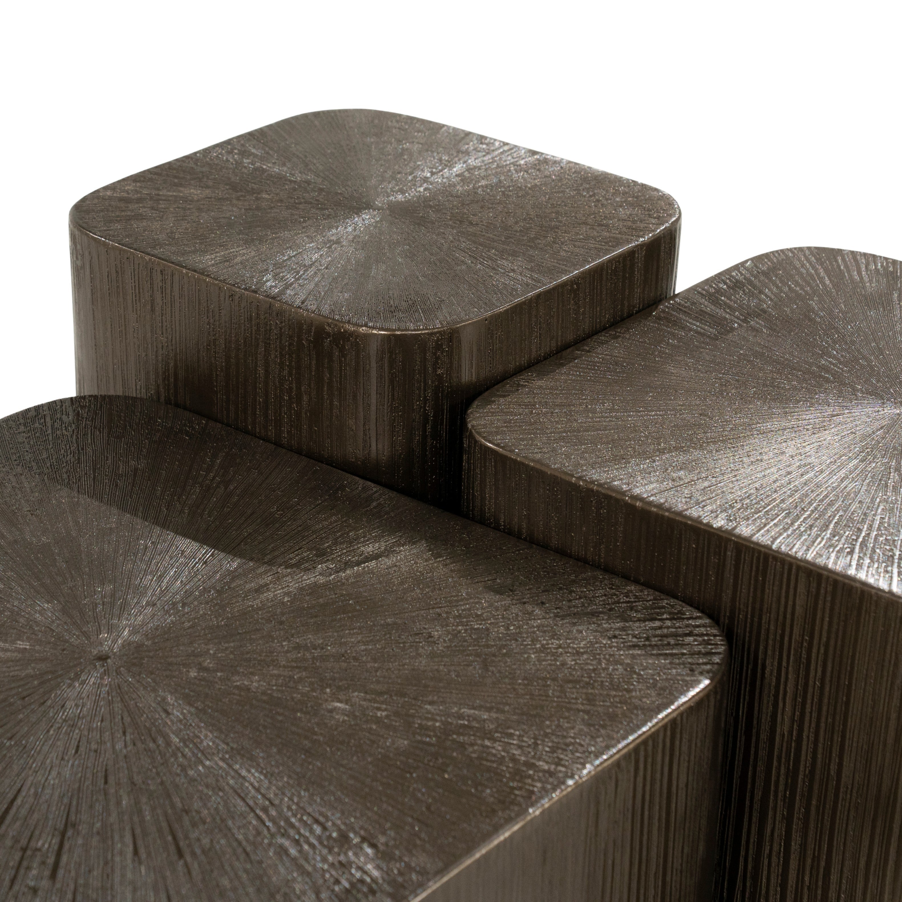 SILVA Brown Coffee Table Set — Eleonora