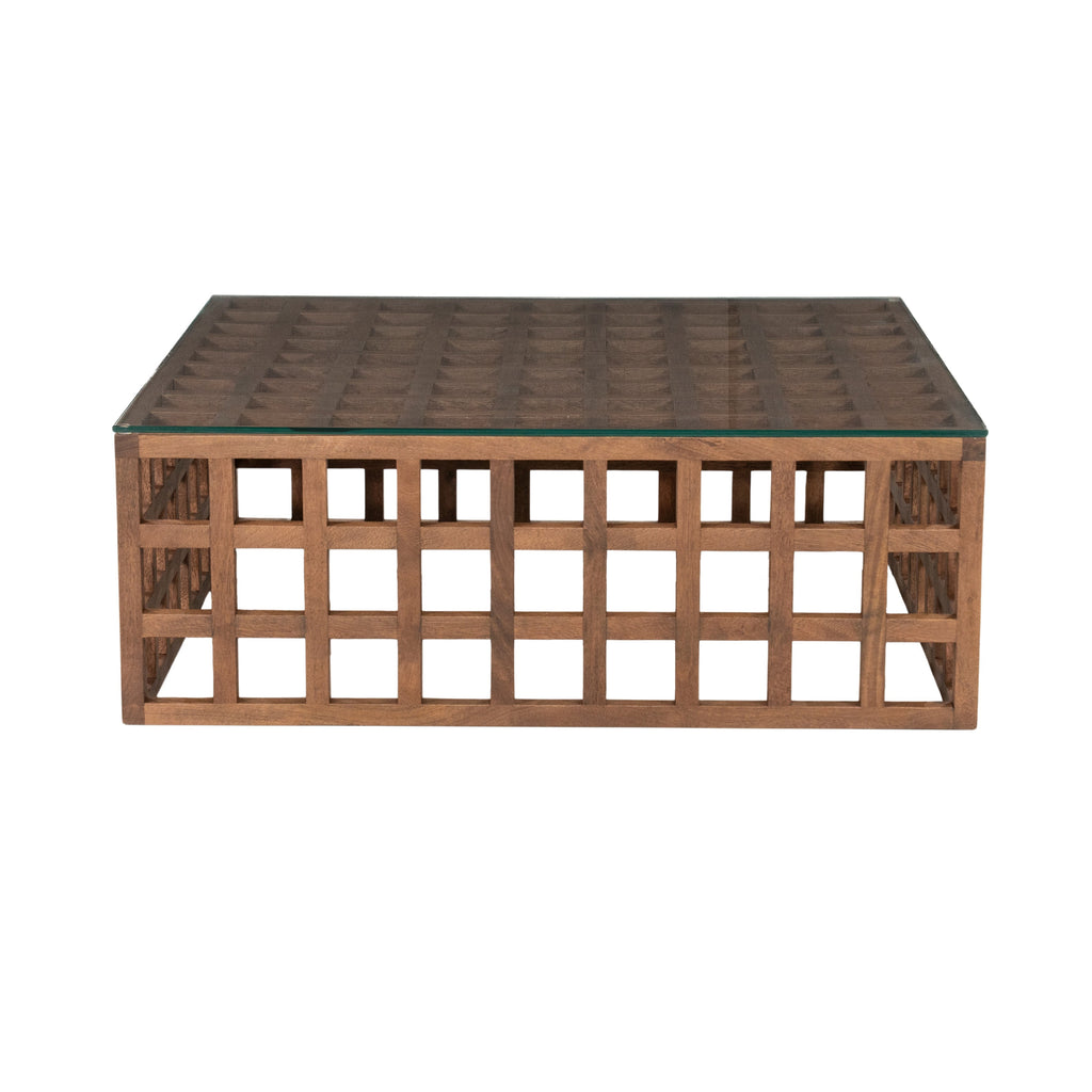 HERAS coffee table made of mango wood — Eleonora