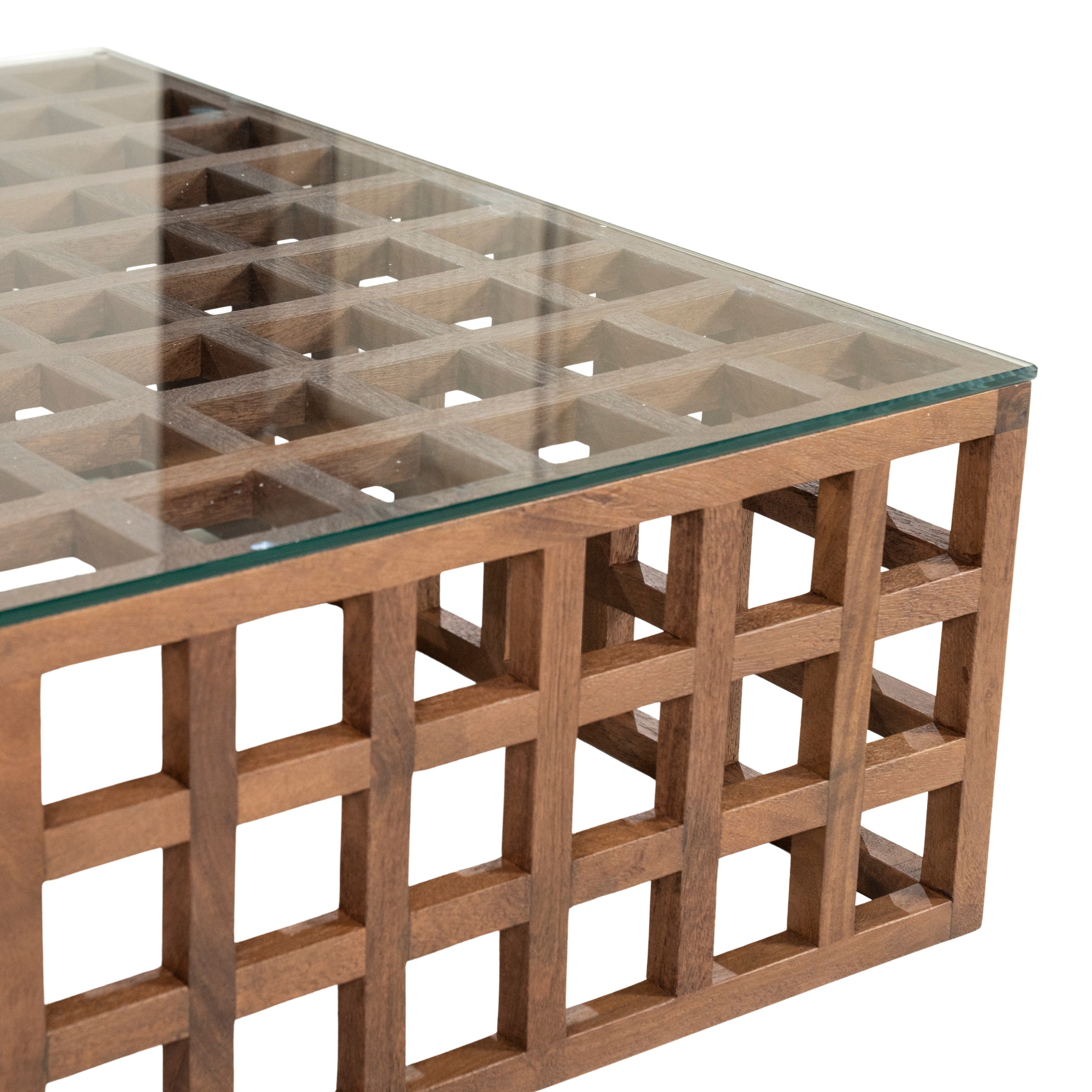 HERAS coffee table made of mango wood — Eleonora