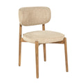 RUNE Chair in Beige with Oak Base — Eleonora