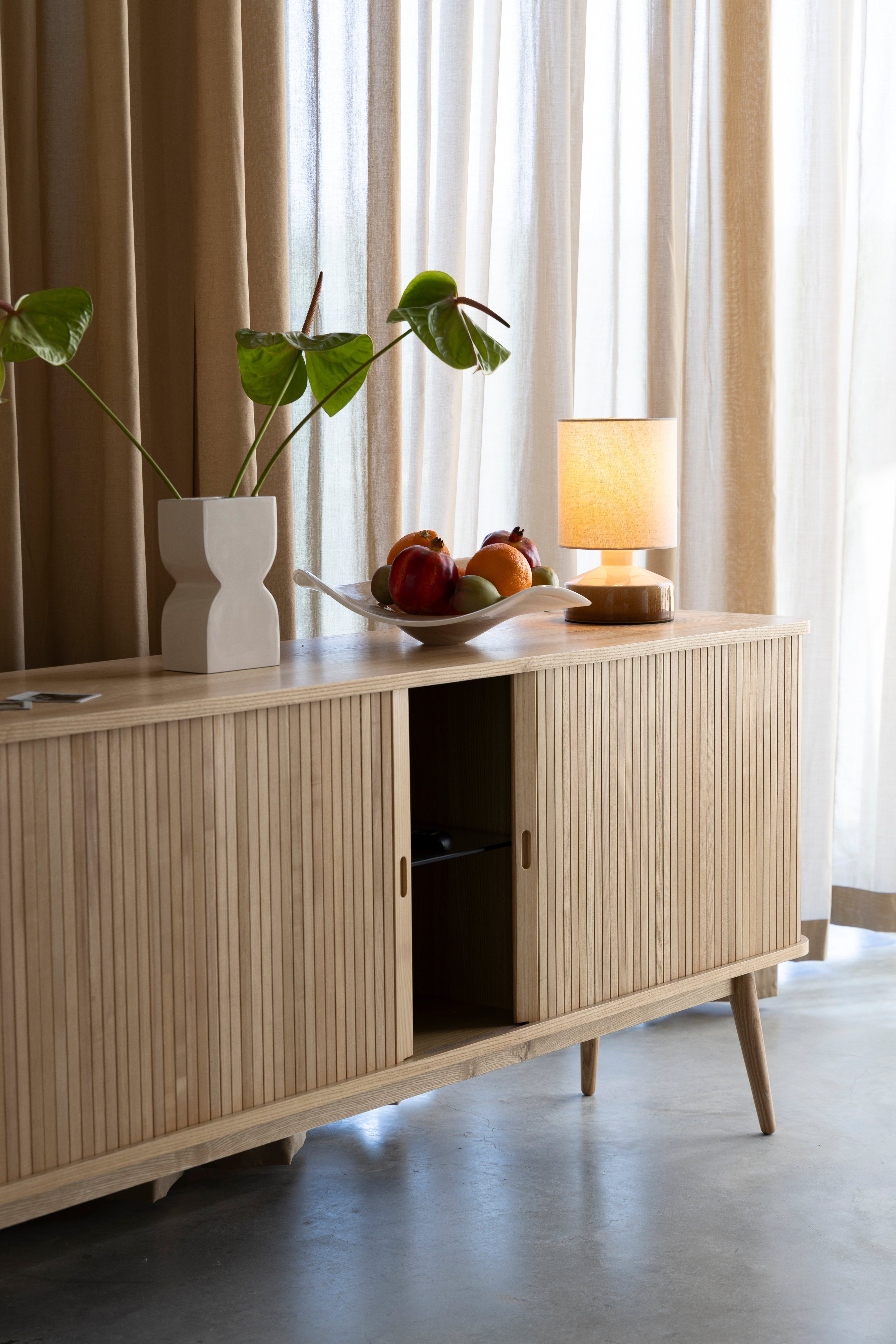 BARBIER Chest of Drawers in Ash Wood — Zuiver