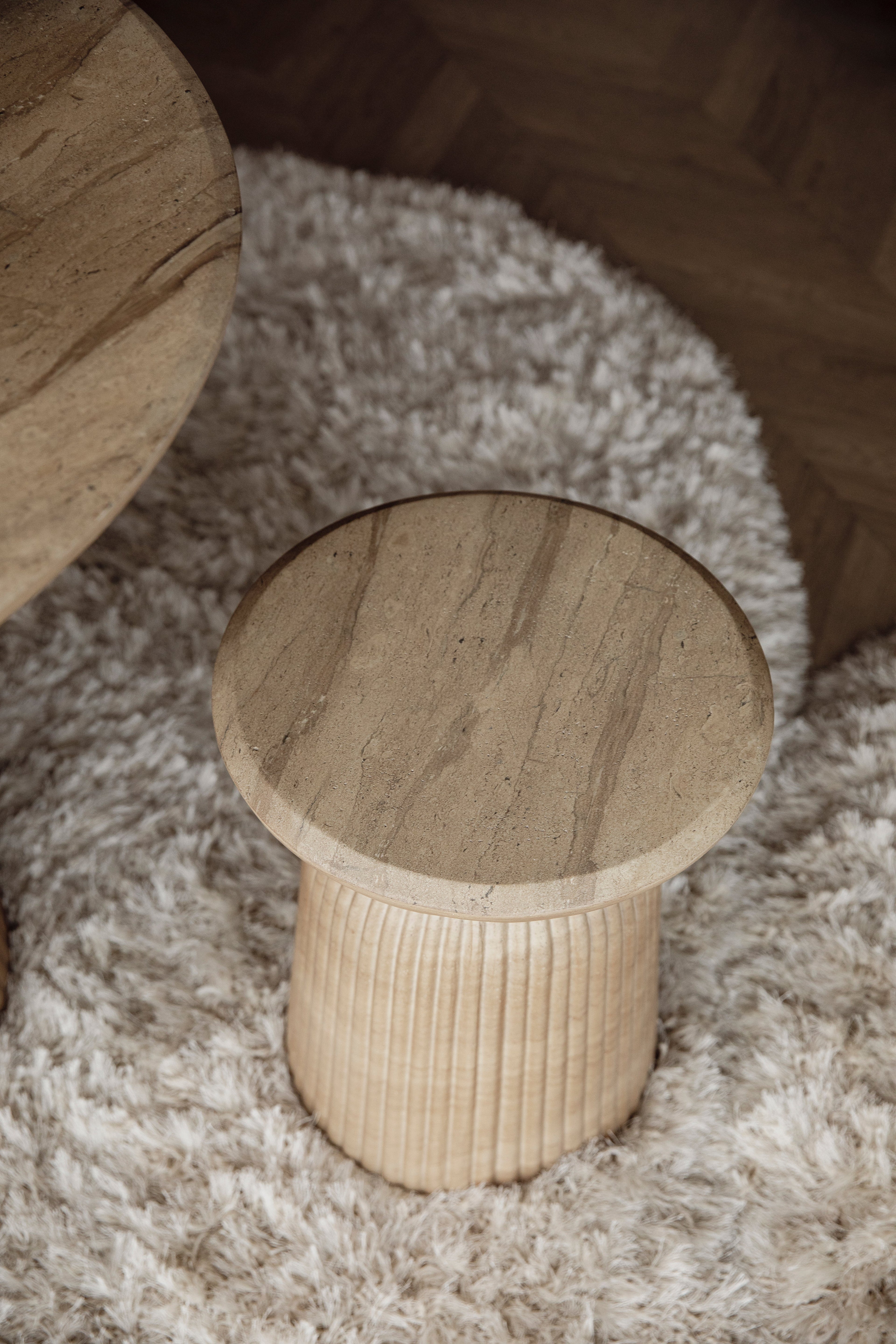 BRISON cement stool — Dutchbone