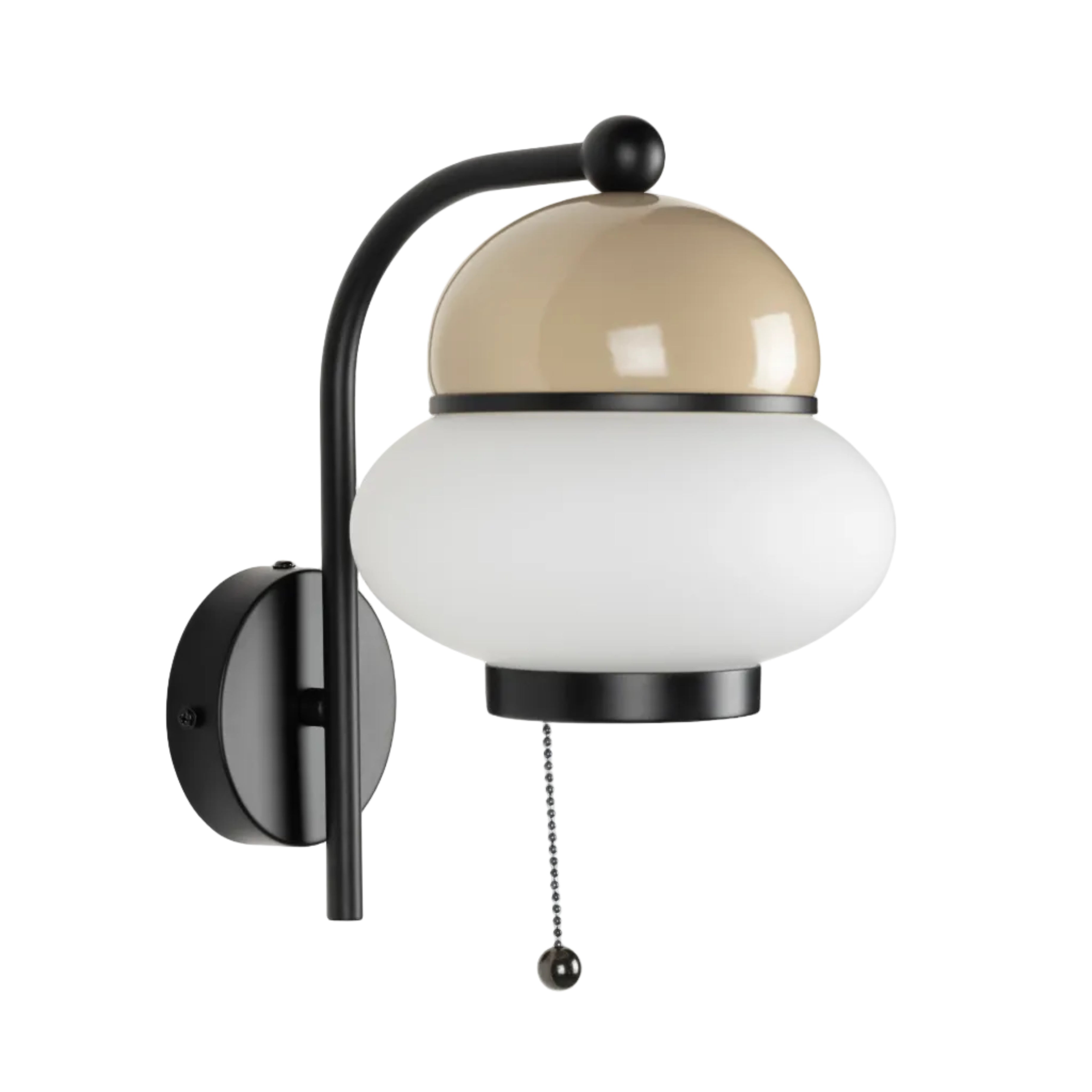 BUMBLE wall lamp in beige with black finish — Zuiver