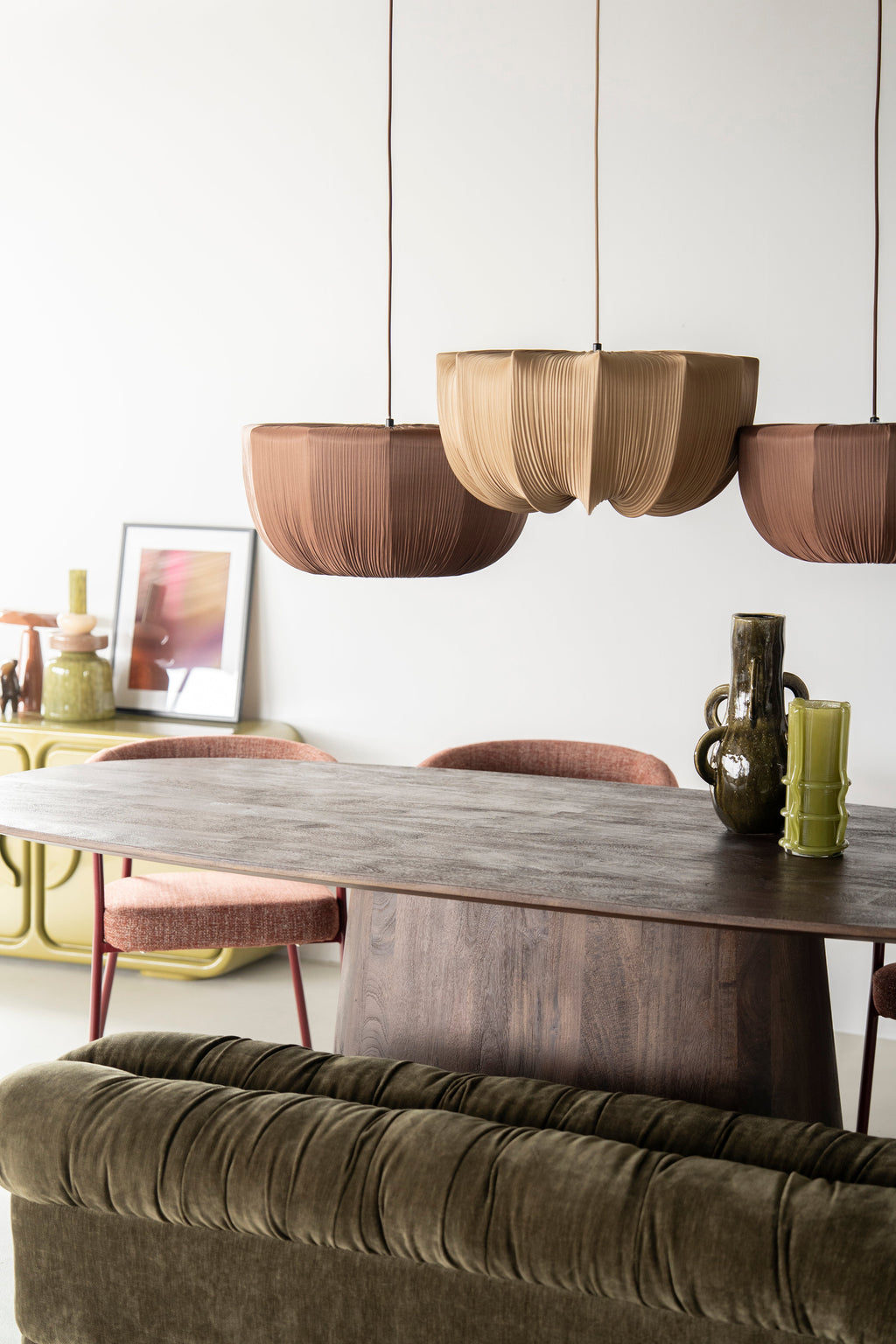 NUVIA DUO Pendant Lamp in Brown — By Boo
