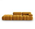 CORTINA Yellow Velvet 3-Seater Open Left Sofa — Cosmopolitan Design