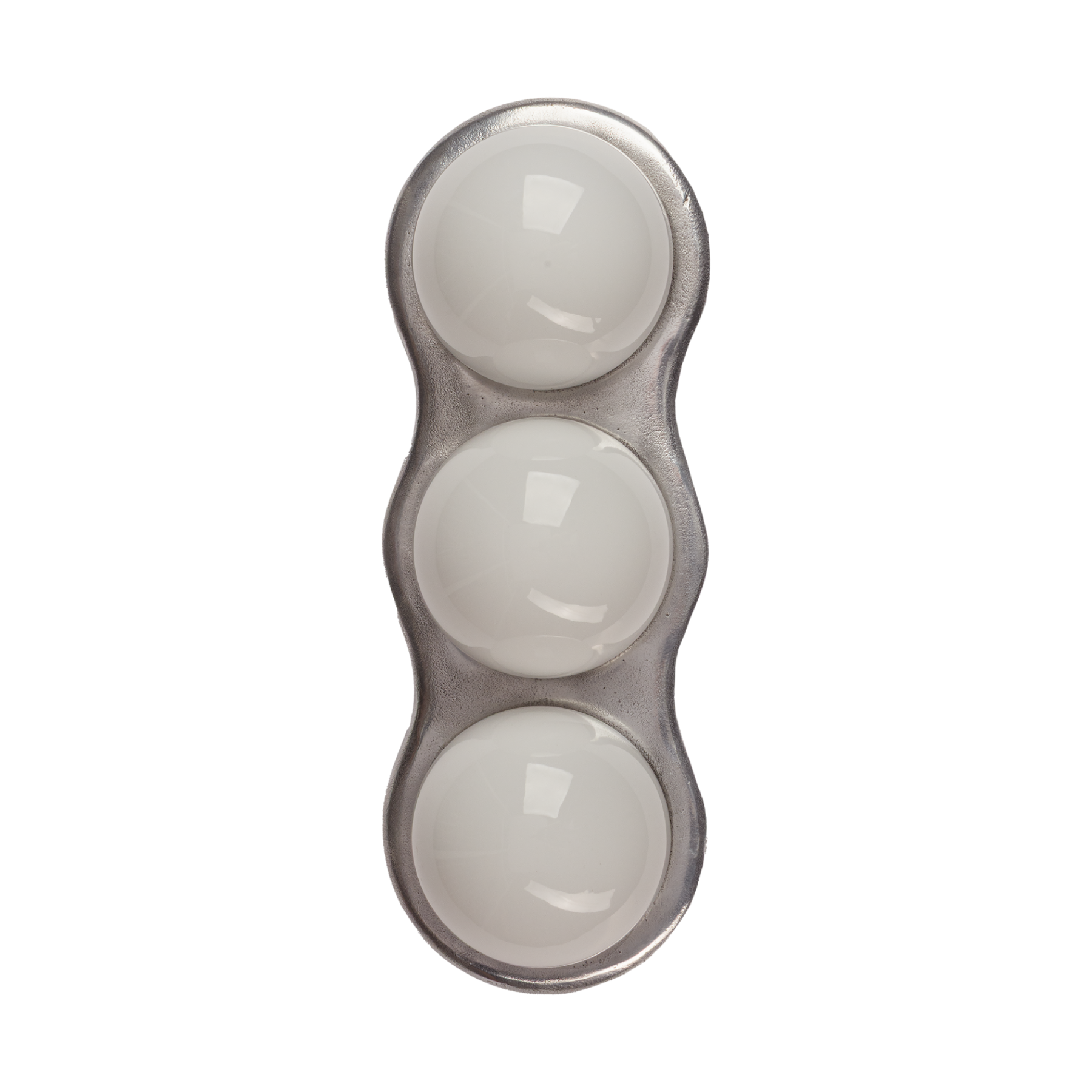 GROOVE Wall Sconce with Opal Glass and Aluminum Base — Embassy Interiors