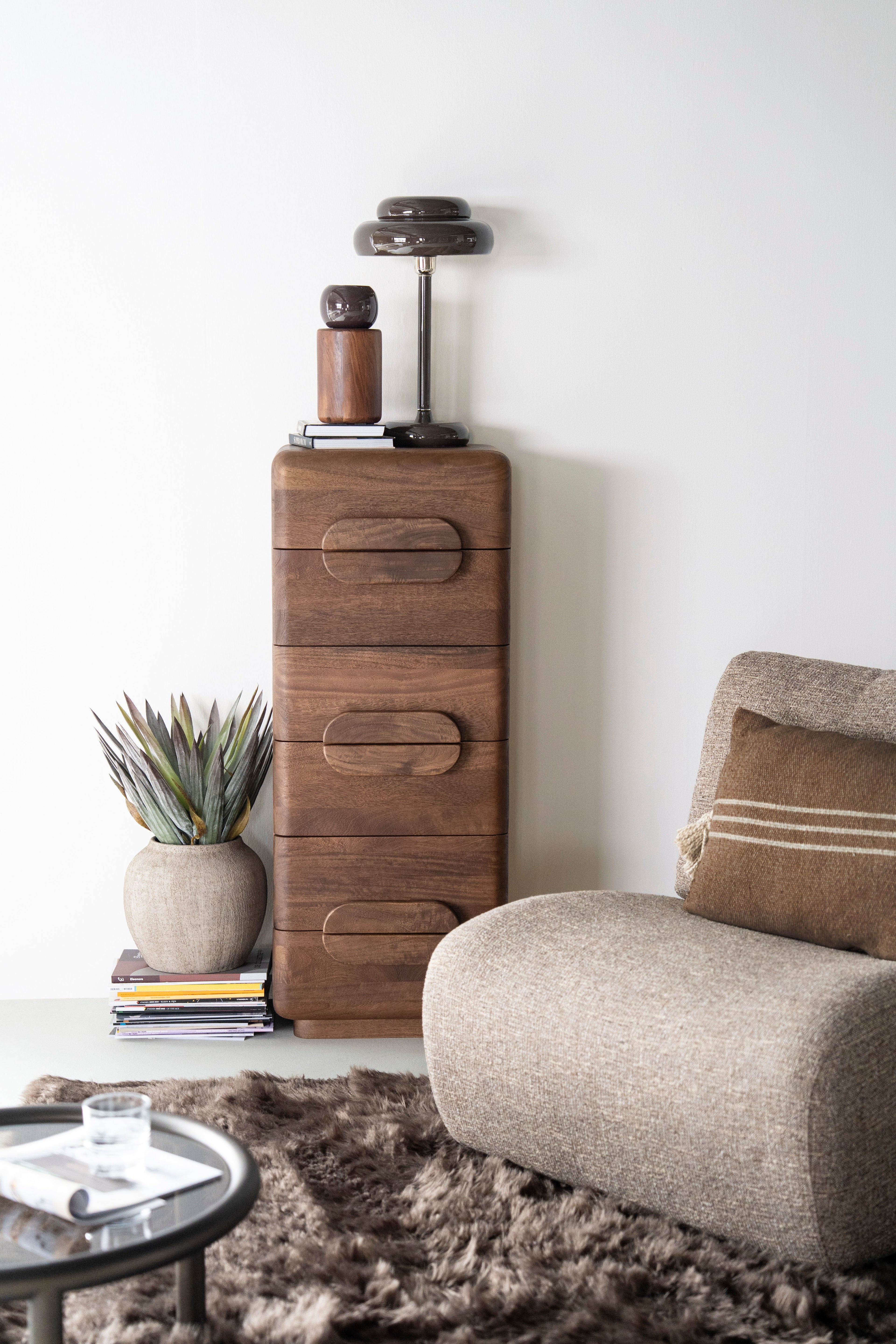 MURPHY Drawer Chest in Mango Wood — Eleonora
