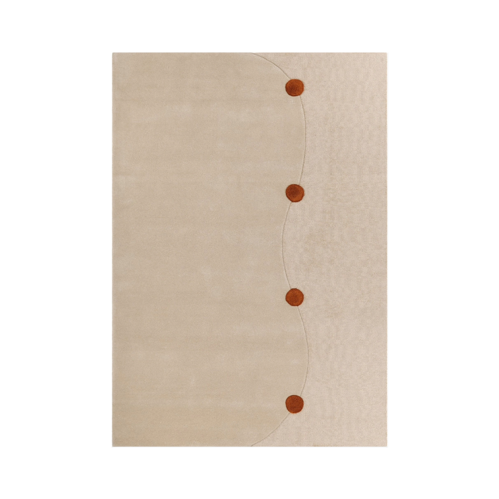 Gdynia Beige Rug with Brick Accents — Carpets & More