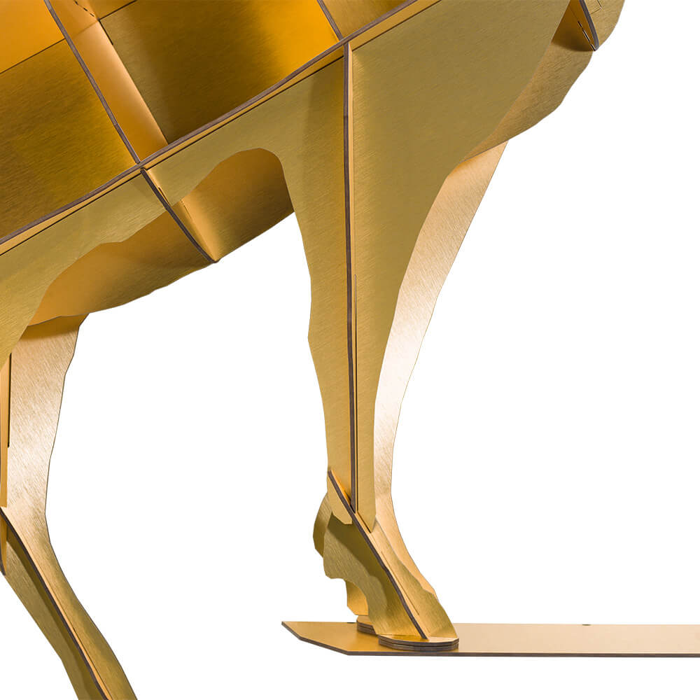 HORACE gold wall shelf — Ibride