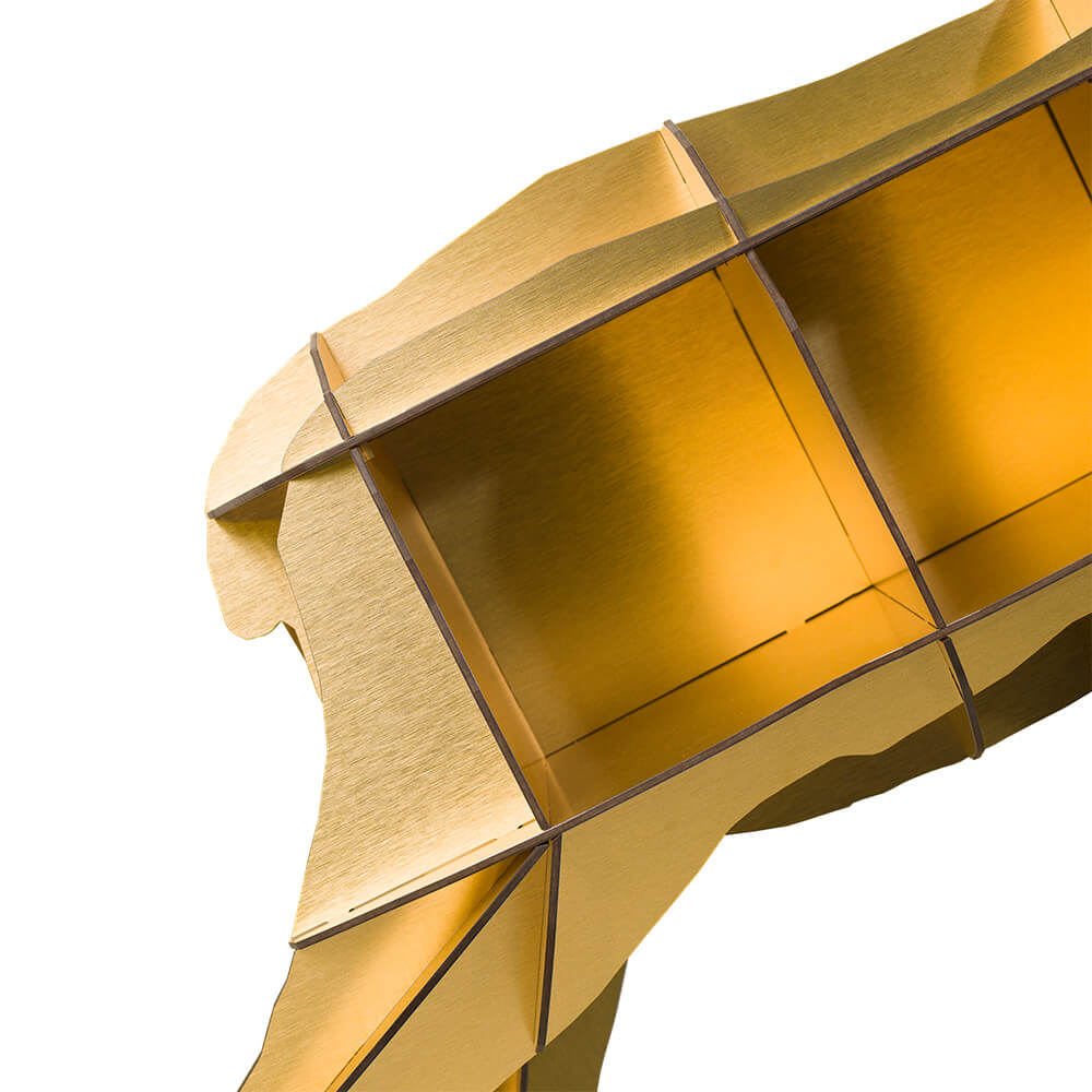 HORACE gold wall shelf — Ibride