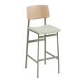 Personalized LOFT Bar Stool with Green Base — Muuto