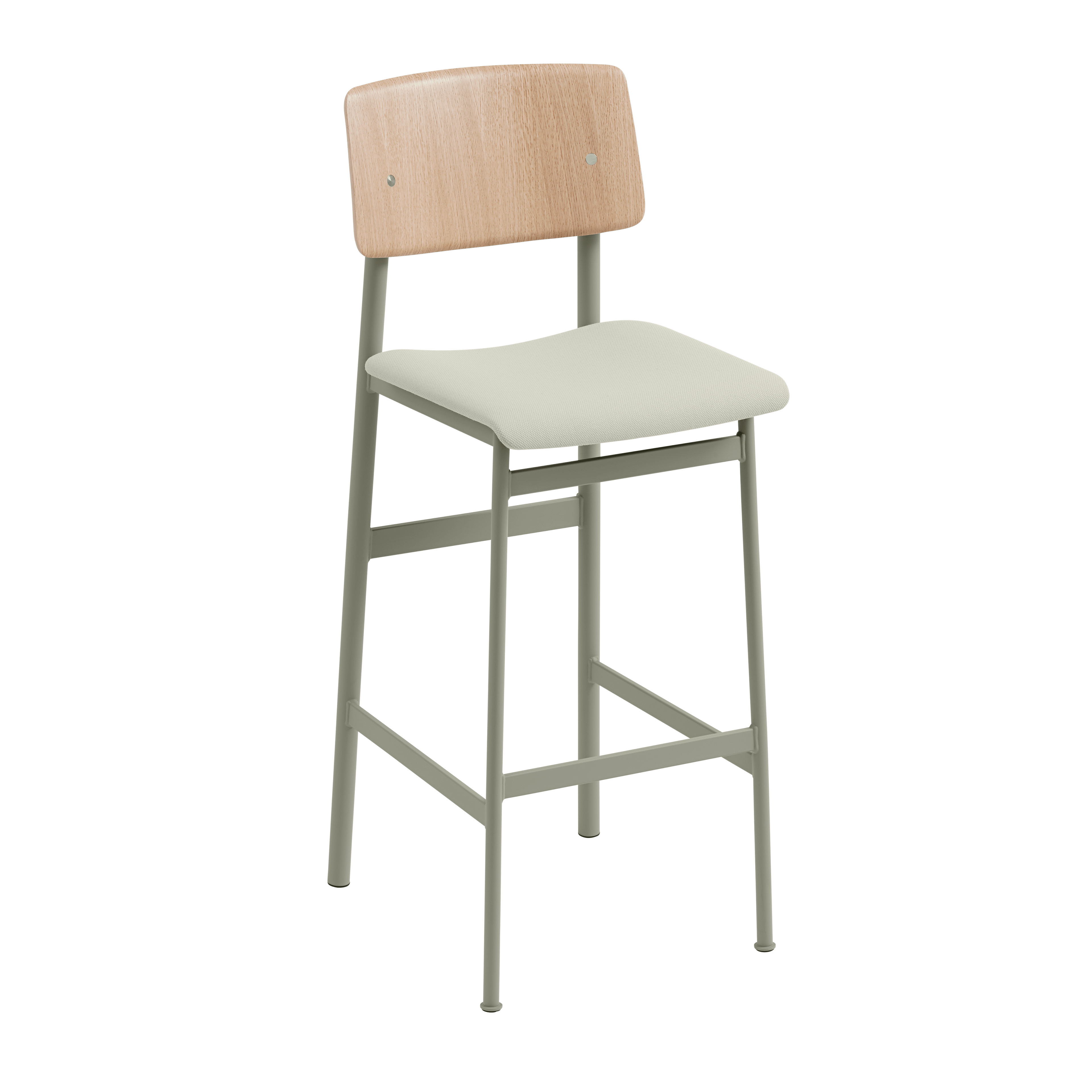 Personalized LOFT Bar Stool with Green Base — Muuto