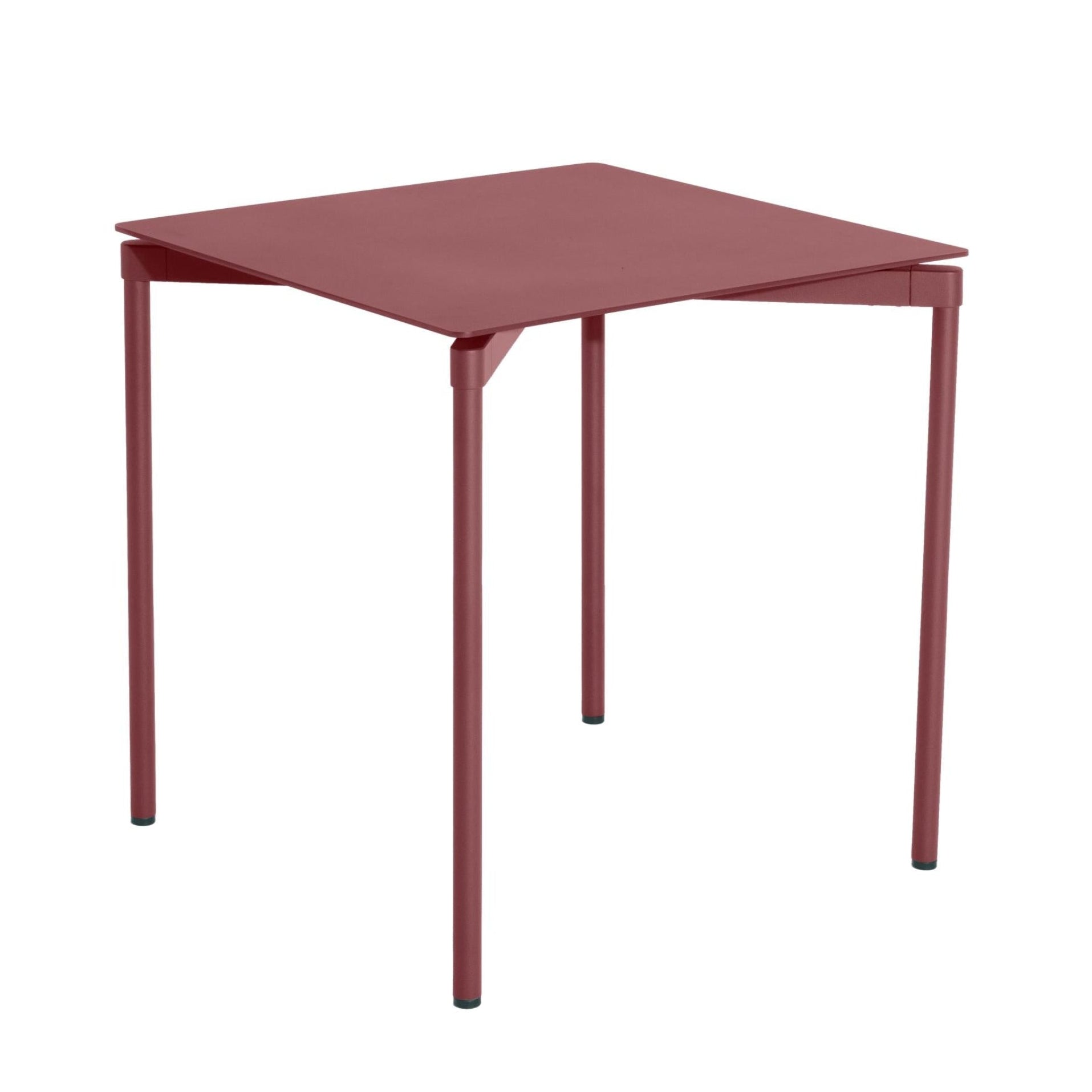 FROMME square table in red-brown. — Petite Friture
