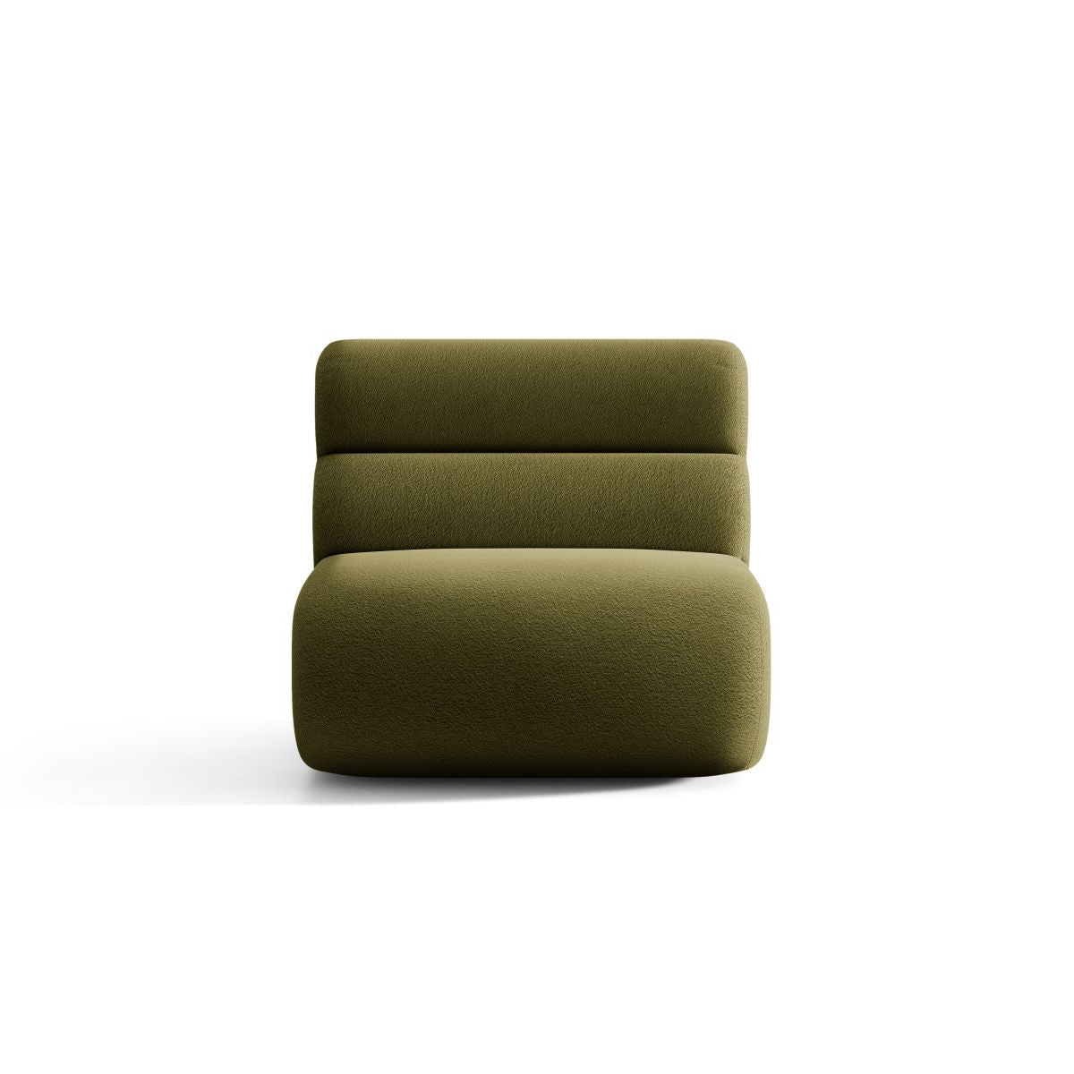 NEO Armchair / Module in Olive Boucle — Micadoni