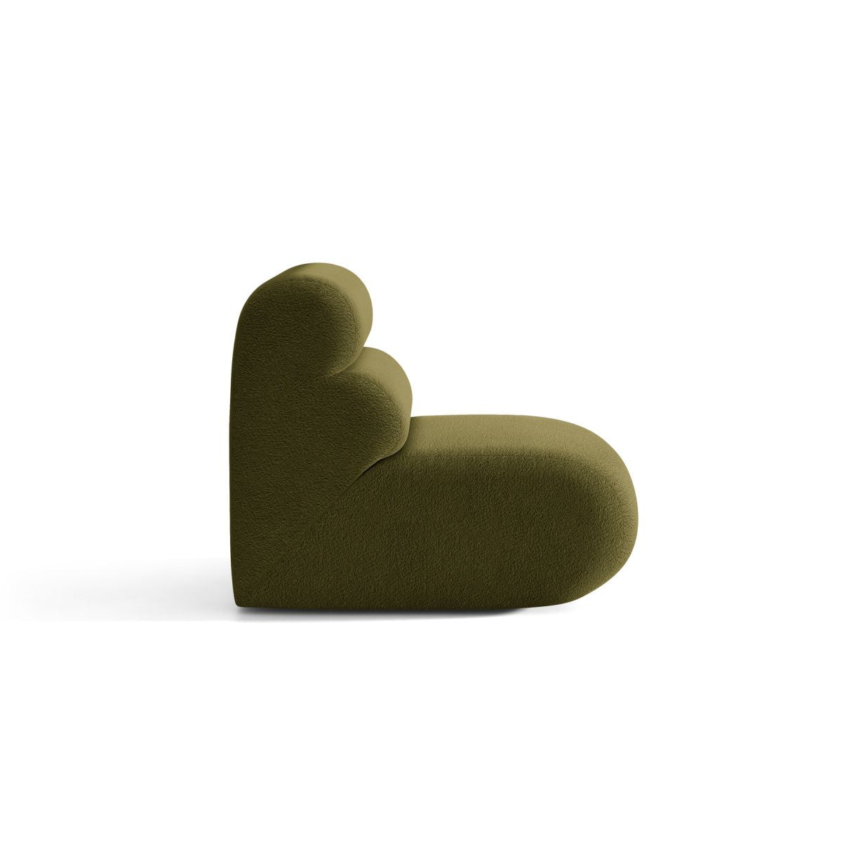 NEO Armchair / Module in Olive Boucle — Micadoni