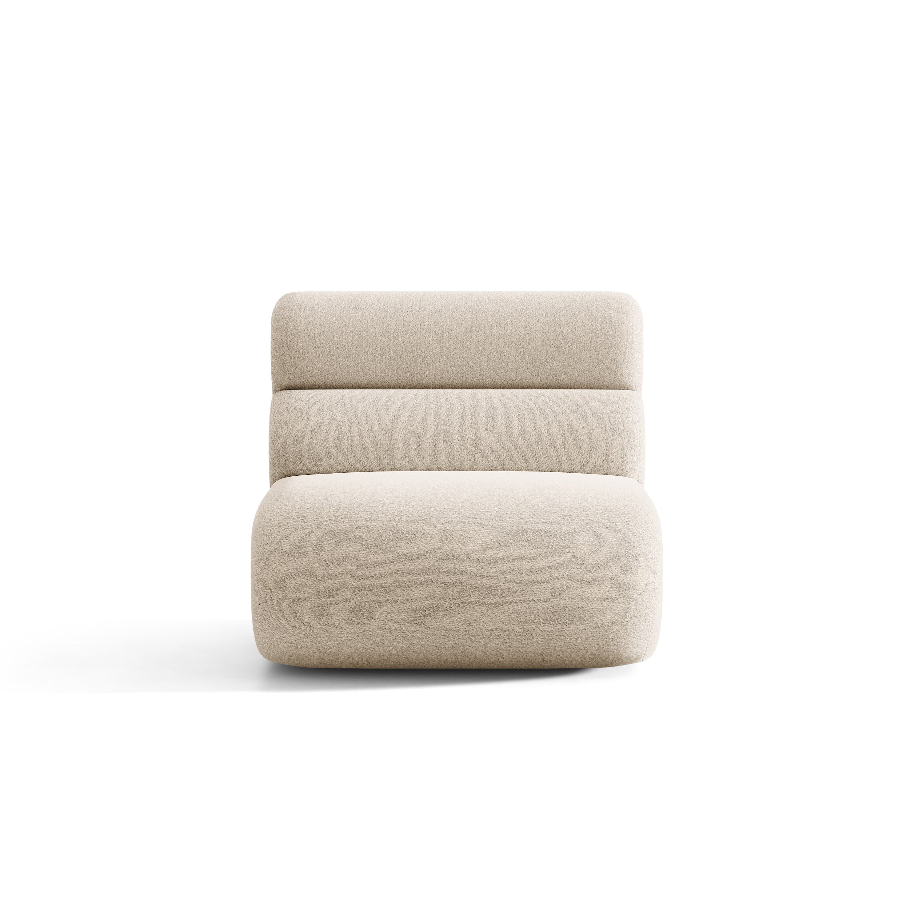 Armchair / NEO module beige boucle — Micadoni