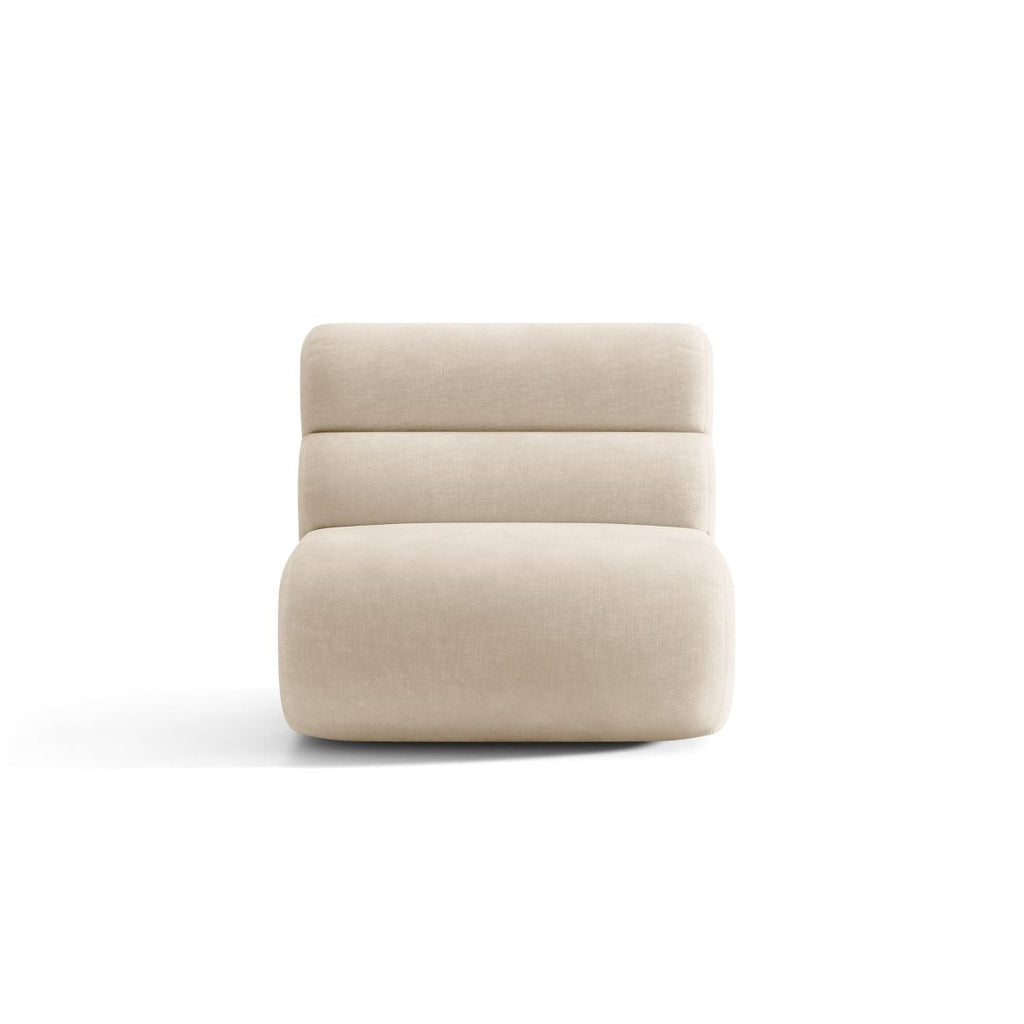 Neo Armchair / Module in Light Beige Chenille — Micadoni