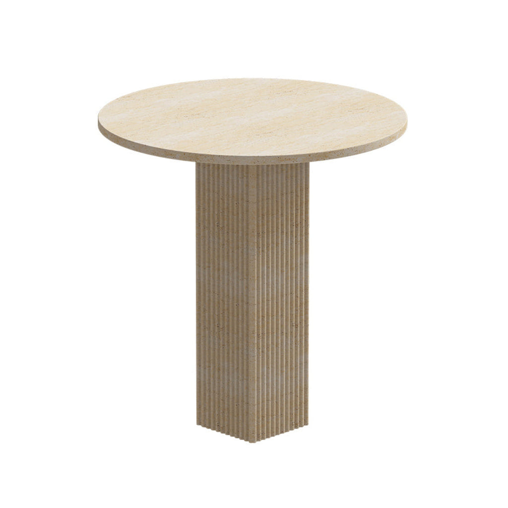 SOHO round table travertine — NORR11