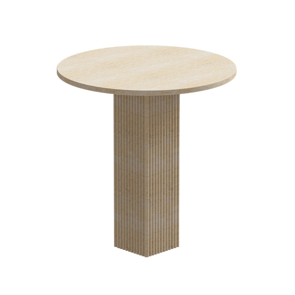 SOHO round table travertine — NORR11