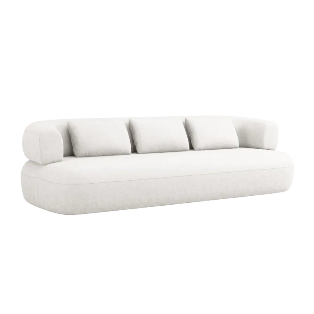3.5-Seater Sofa ALDRIN Light Beige Chenille — Windsor & Co