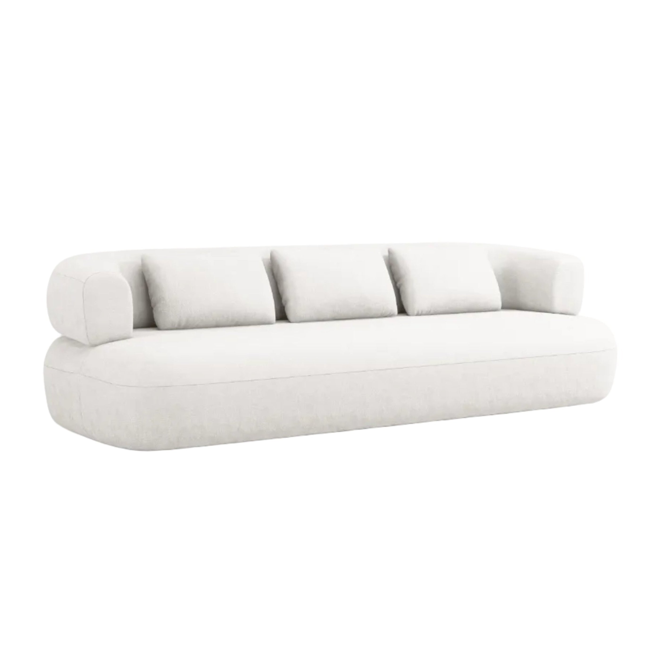 3.5-Seater Sofa ALDRIN Light Beige Chenille — Windsor & Co