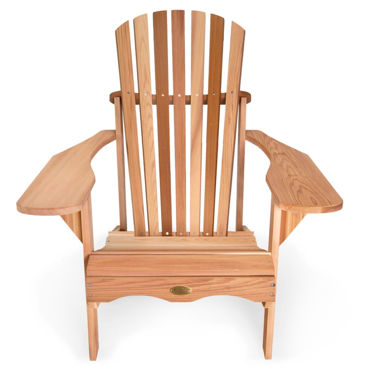 All Things Cedar Adirondack Chair and Ottoman – view 4