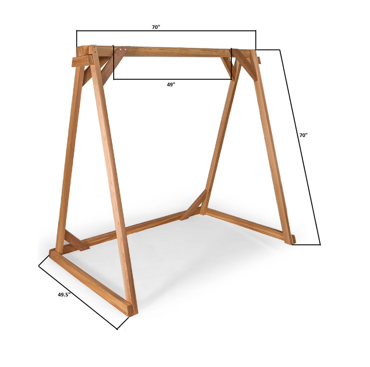 All Things Cedar 6-ft Swing A-Frame – view 6