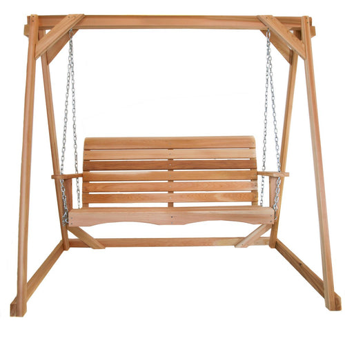 All Things Cedar 6-ft A-Frame Swing Set