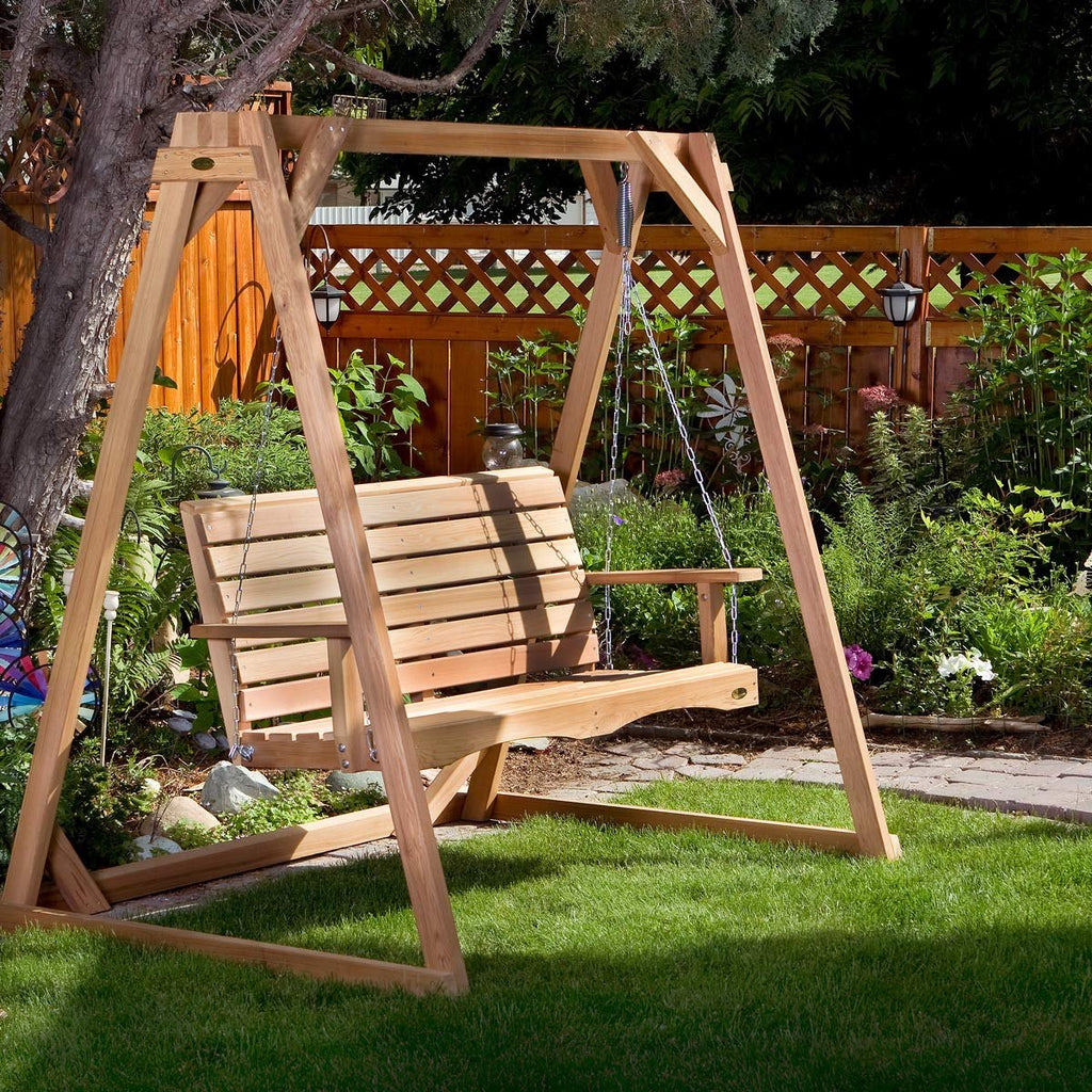 All Things Cedar 6-ft A-Frame Swing Set – view 7