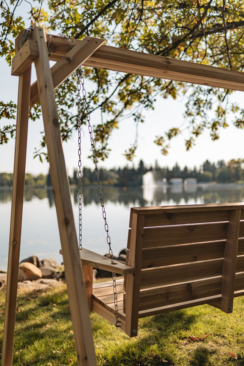 All Things Cedar 8-ft A-Frame Swing Set – view 5