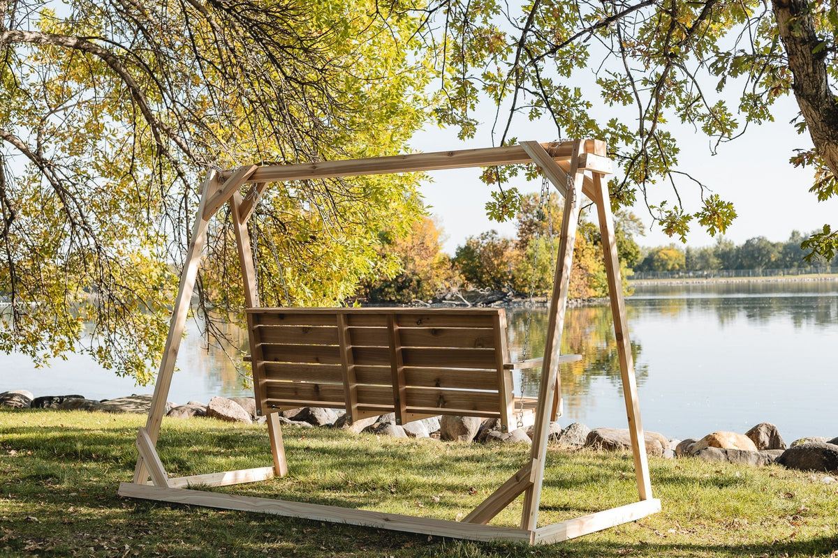 All Things Cedar 8-ft A-Frame Swing Set – view 6