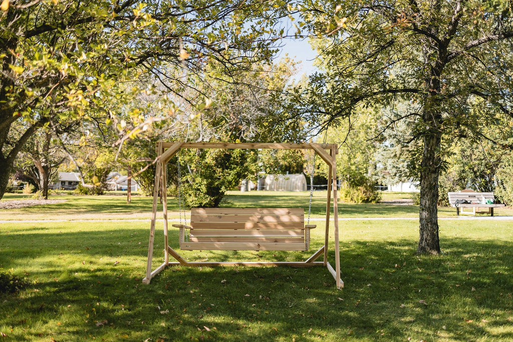 All Things Cedar 8-ft A-Frame Swing Set – view 7