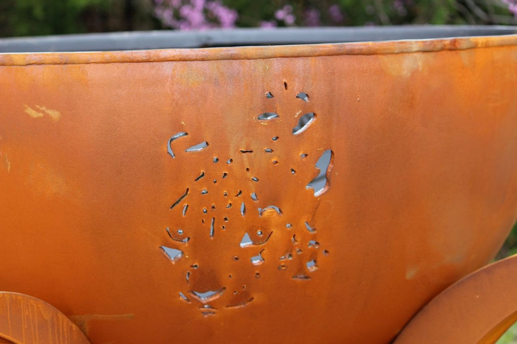 Fire Pit Art Africa's Big Five Fire Pit – view 3