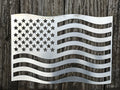 Fire Pit Art American Flag