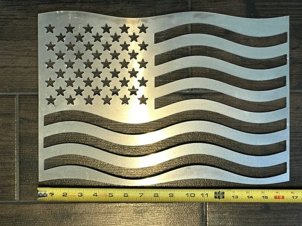 Fire Pit Art American Flag – view 2