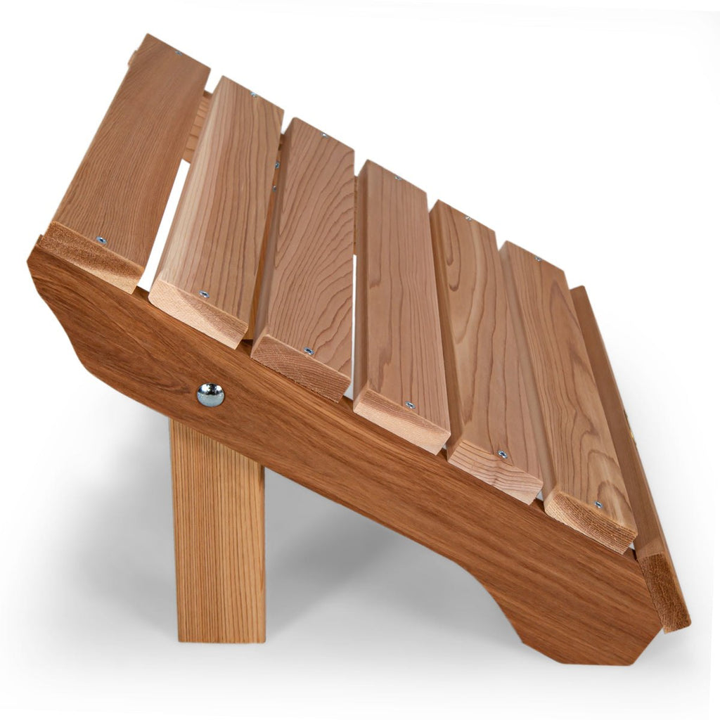 All Things Cedar Adirondack Ottoman – view 2