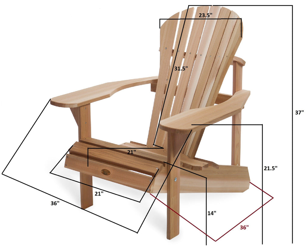 All Things Cedar Athena Adirondack – view 9