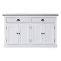 NovaSolo Halifax Contrast Classic Buffet, Classic White & Black